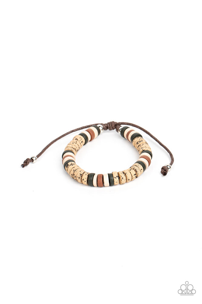 Paparazzi Wild Wanderer - Brown Urban Bracelet