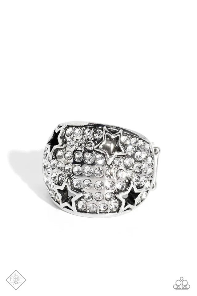 Paparazzi Ring ~ Reliable Radiance - White
