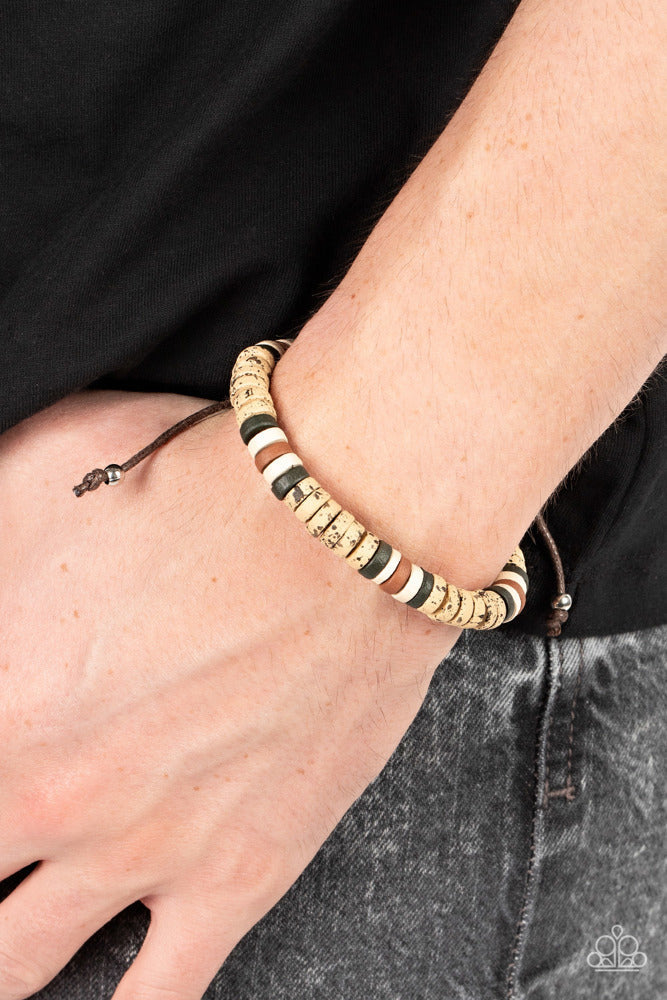 Paparazzi Wild Wanderer - Brown Urban Bracelet