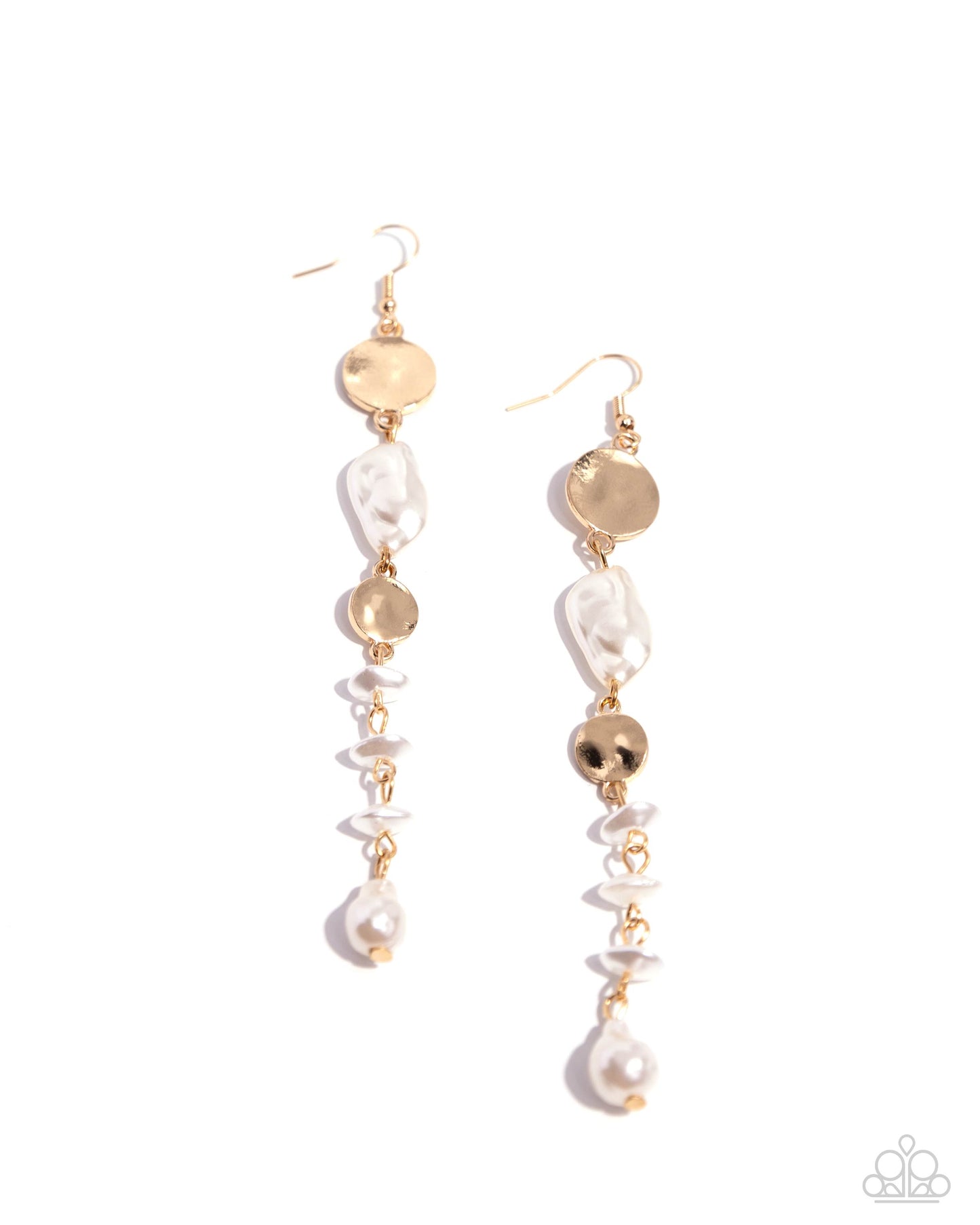 Cosmopolitan Chic - Gold - Paparazzi Earrings