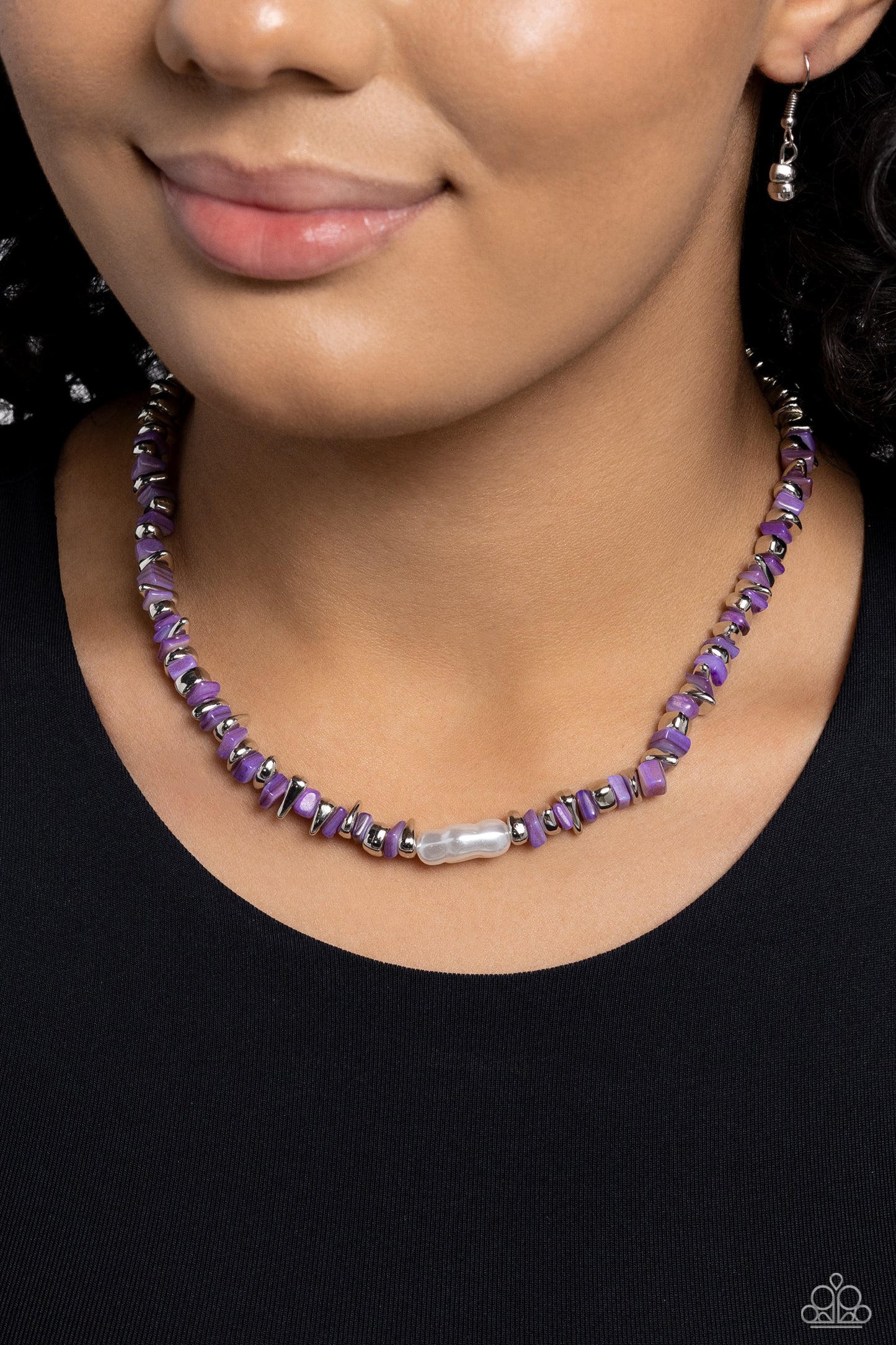 Seasonal Socialite - Purple - Paparazzi Necklace