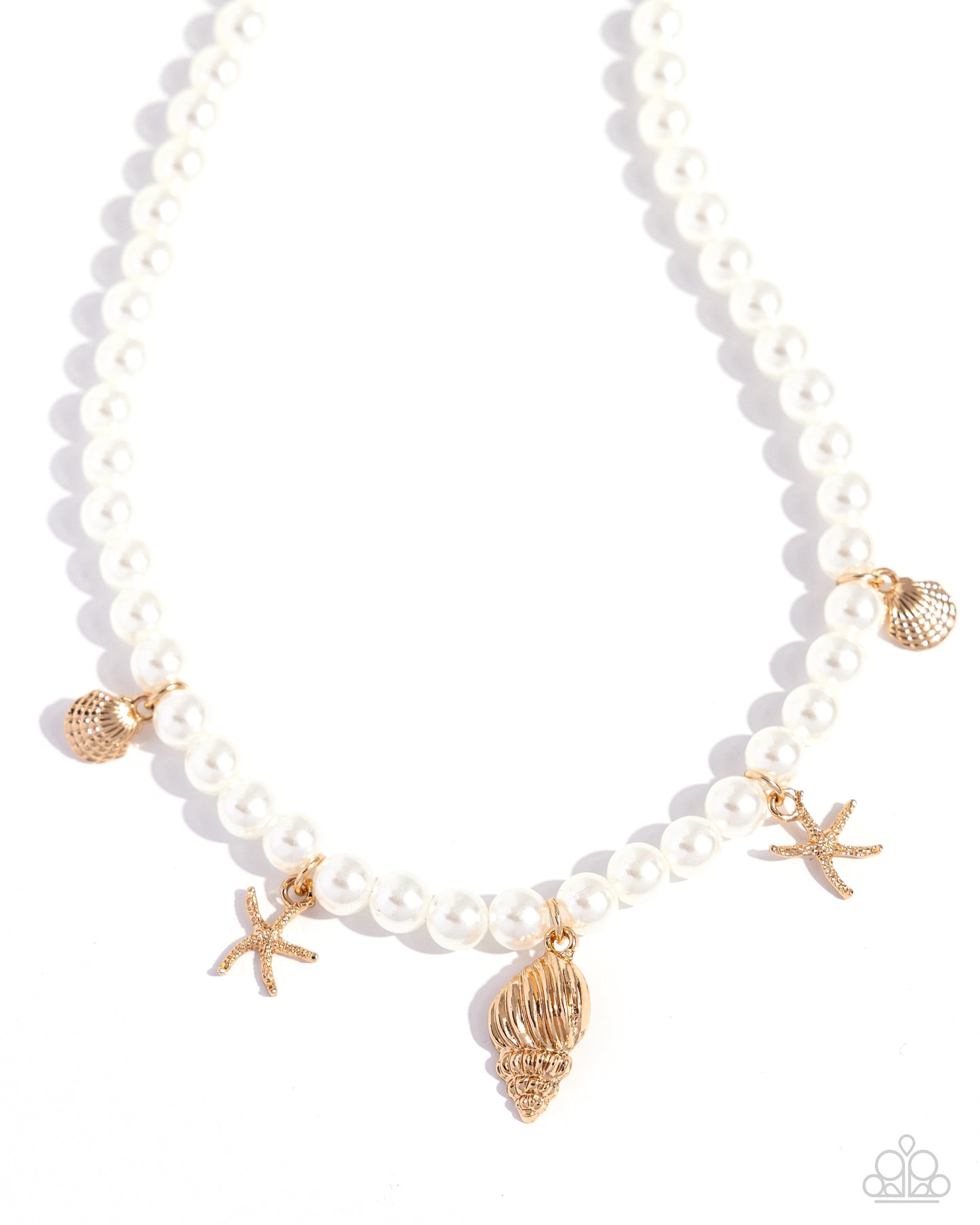 Beachcomber Beauty - Gold - Paparazzi Necklace