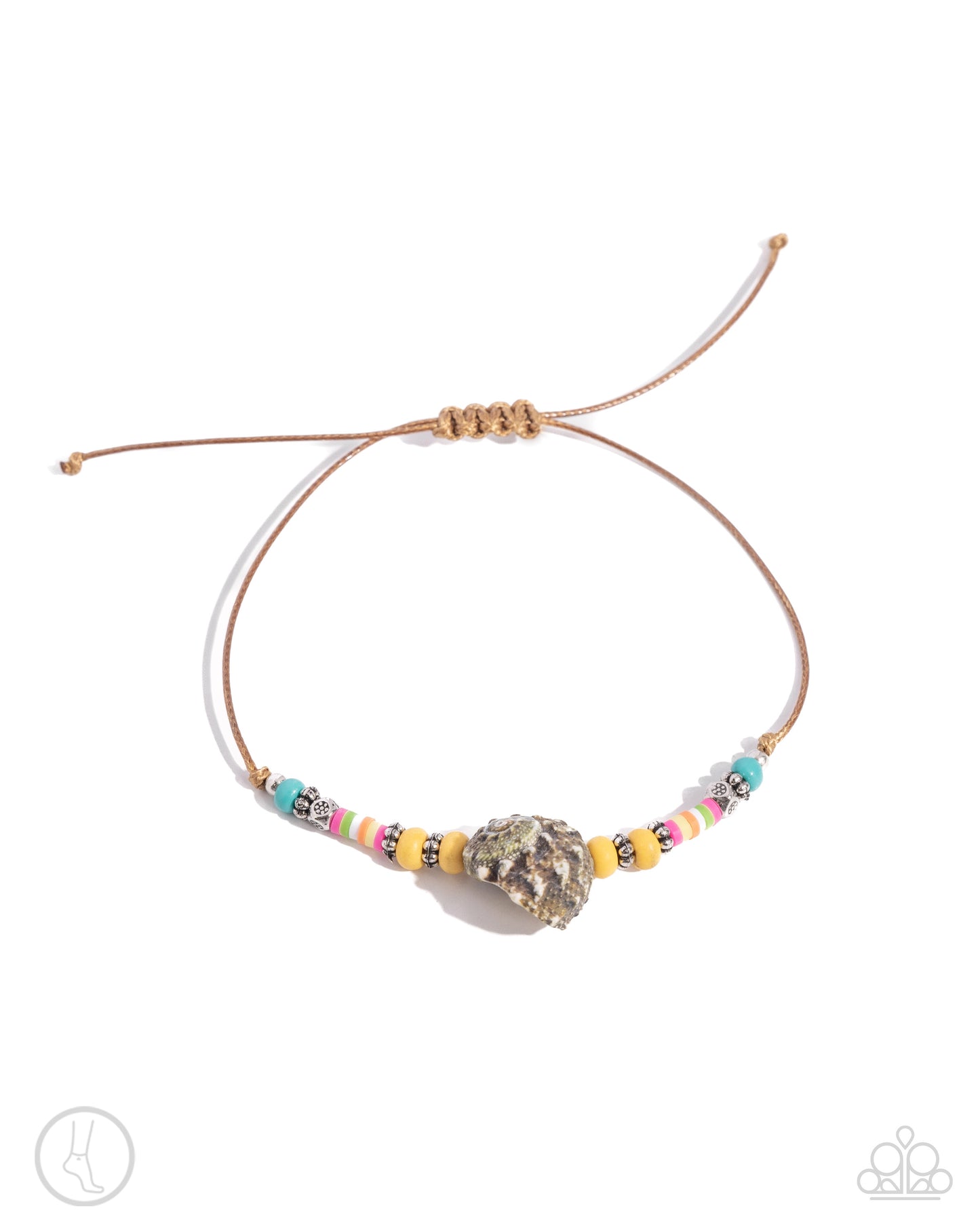 Paparazzi - Break the SHELL - Yellow ANKLET