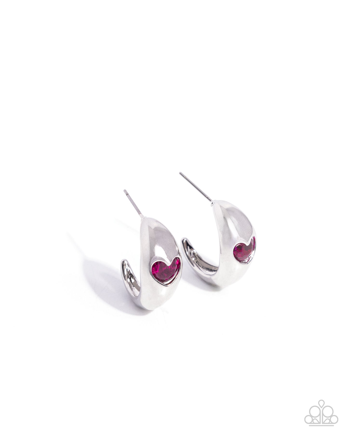 Paparazzi - Perfect Point - Pink Earrings