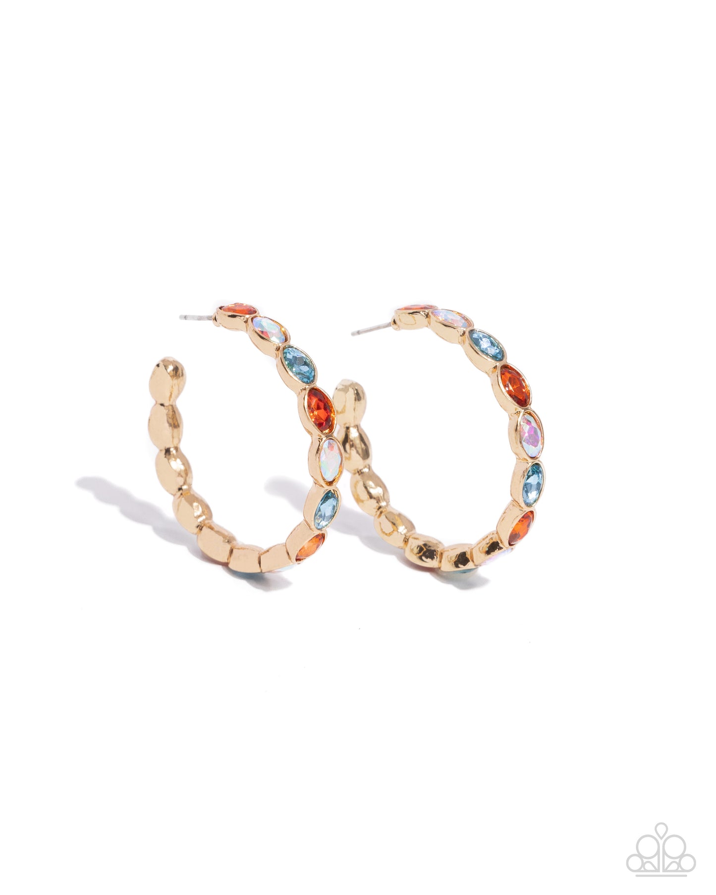 Paparazzi - Pressing Princess - Gold Earrings