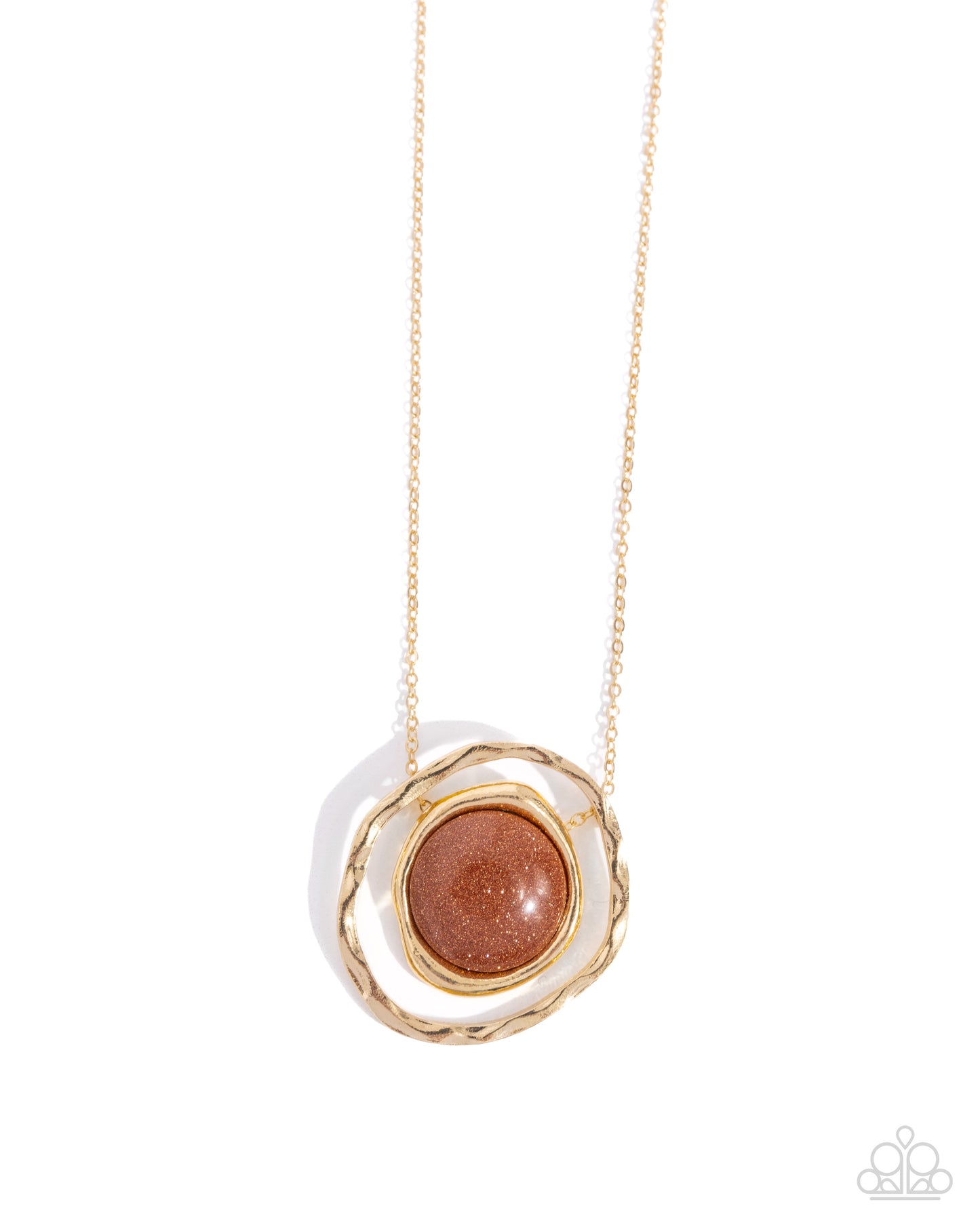 Paparazzi - Gentle Glitter - Gold Necklace