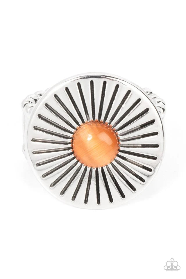 Paparazzi Ring ~ Everglade Eden - Orange