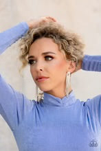 Paparazzi - Overnight Sensation - White November Life of the Party Earrings