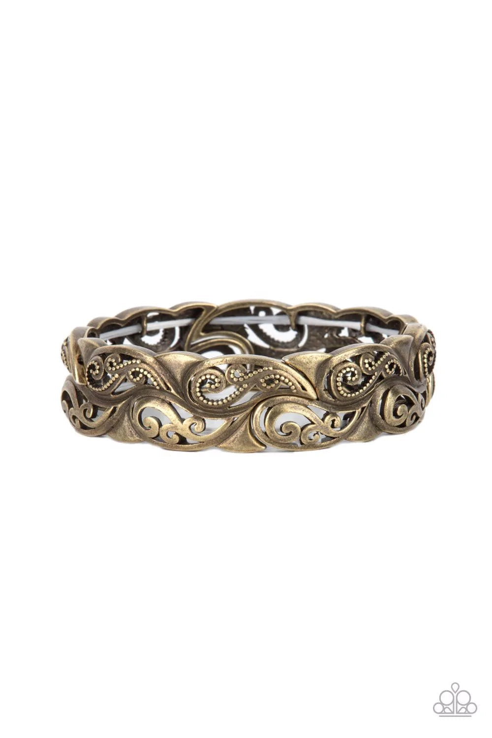 Paparazzi -Paisley Portico - Brass Bracelet