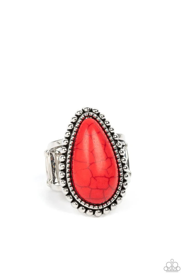 Paparazzi Ring ~ Urban Elements - Red