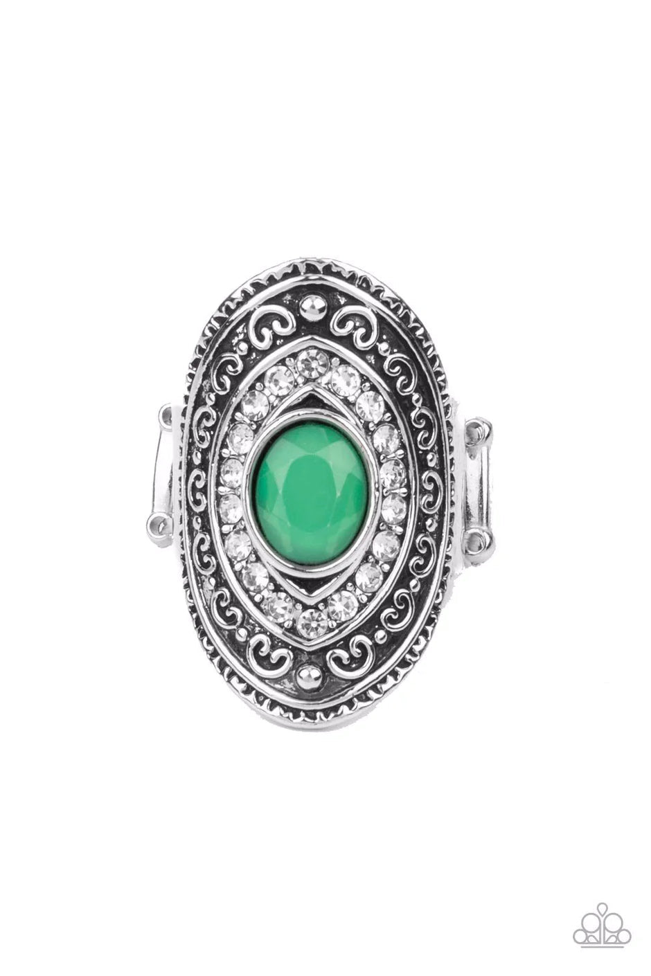 Paparazzi Entrancing Enchantment - Green Ring