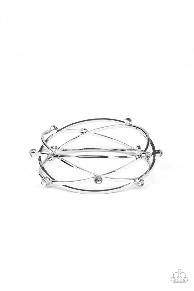 Paparazzi Cosmic Sparkle Silver Bracelet