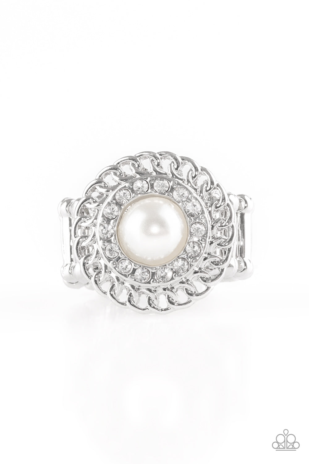 Paparazzi Ring- Big City Attitude - White