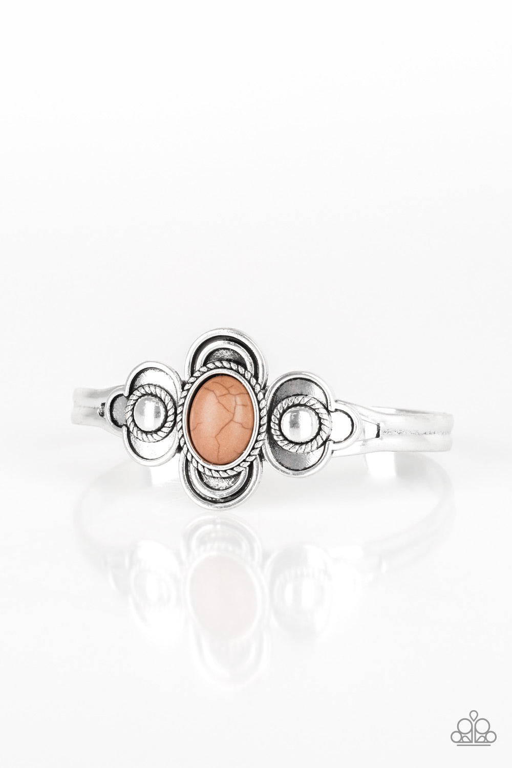 Paparazzi Dream COWGIRL - Brown Bracelet