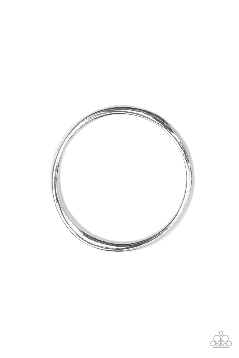 Paparazzi Awesomely Asymmetrical - Silver Bracelet