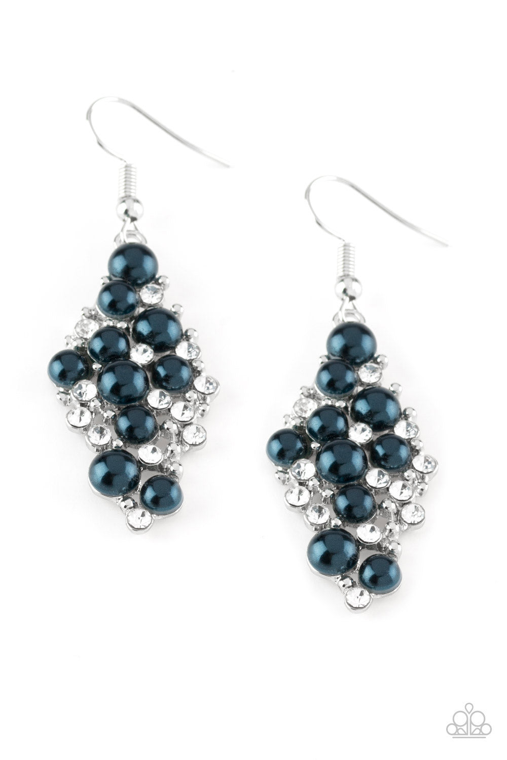 Famous Fashion - Blue - Paparazzi Earrings