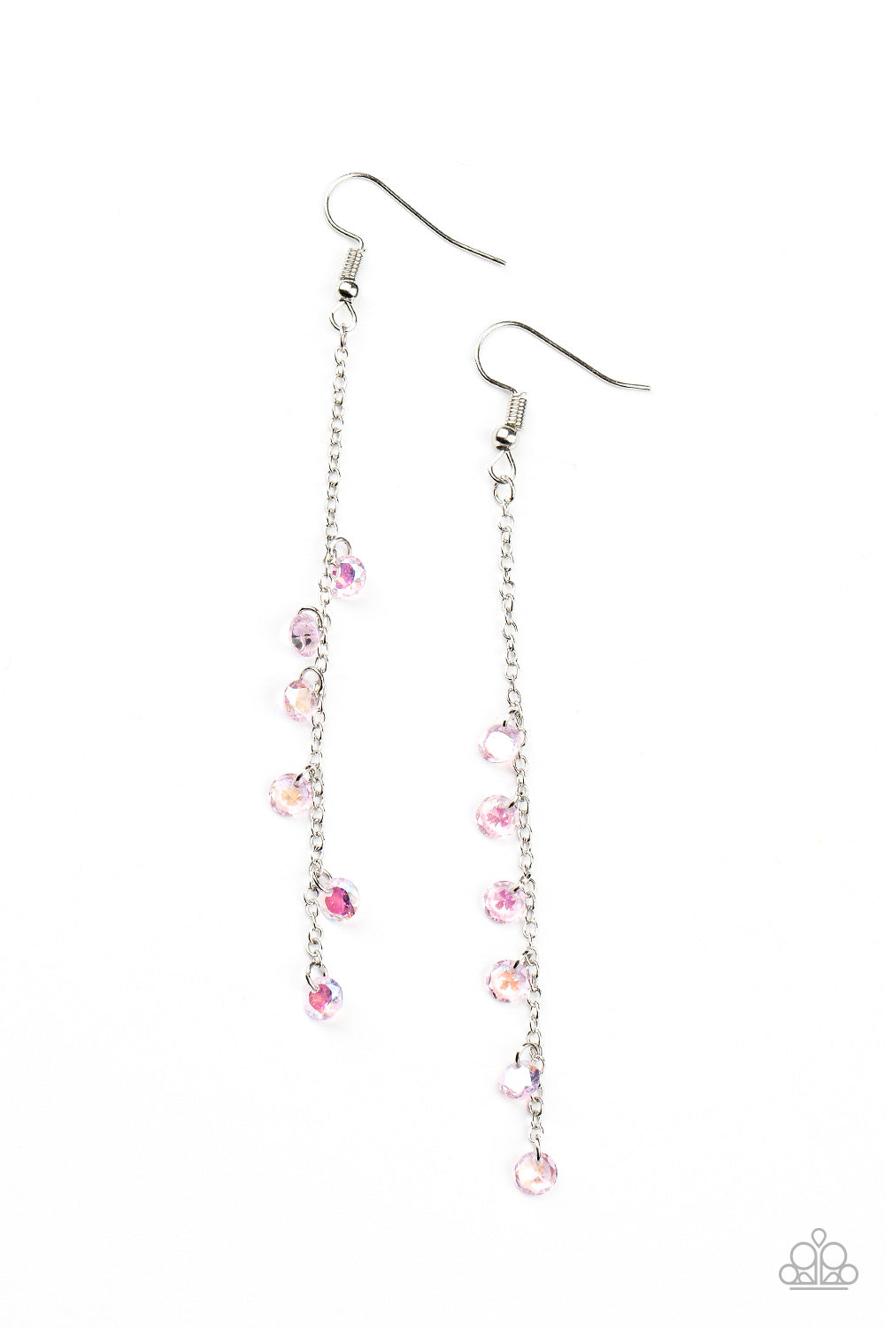 Paparazzi Extended Eloquence - Pink Earrings