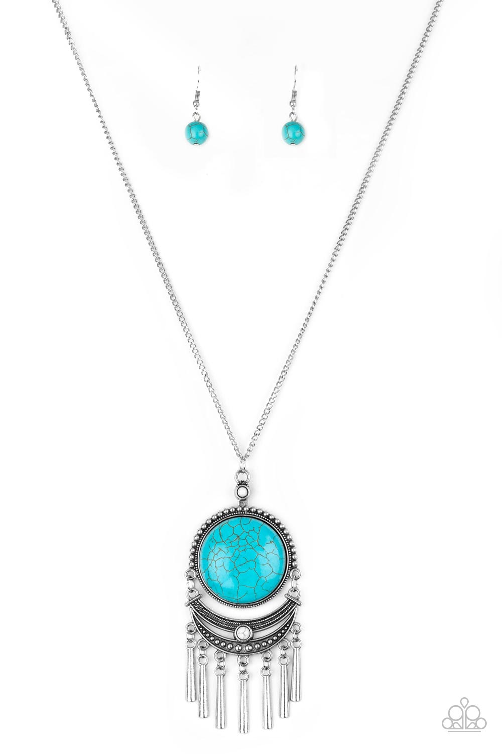 Paparazzi Rural Rustler Turquoise Necklace