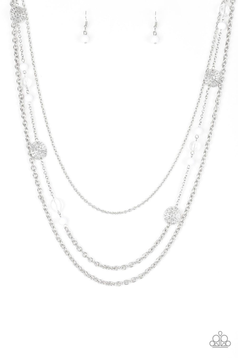 Pretty Pop-tastic! - White Paparazzi Necklace