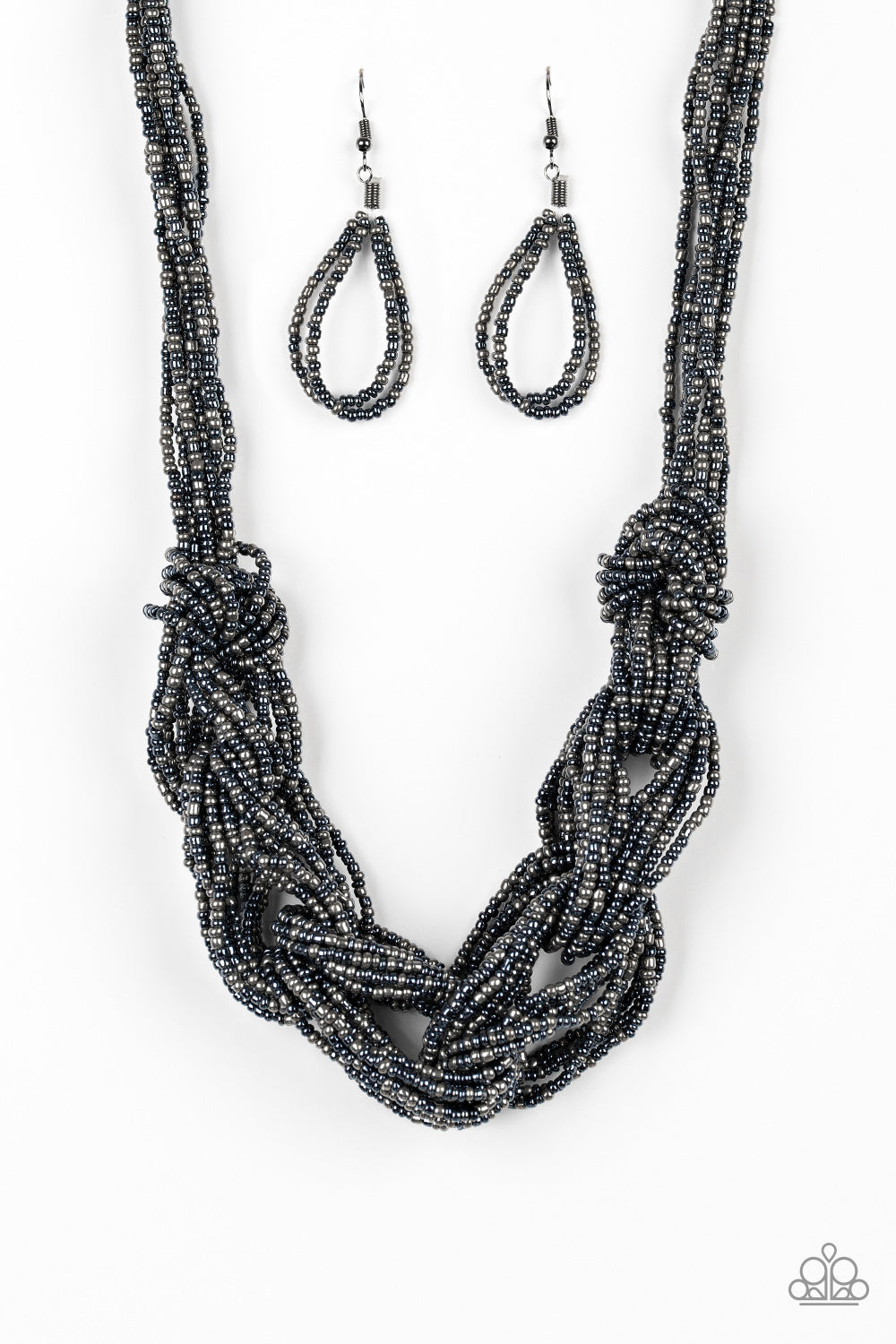Paparazzi City Catwalk - Blue Seed Bead Necklace