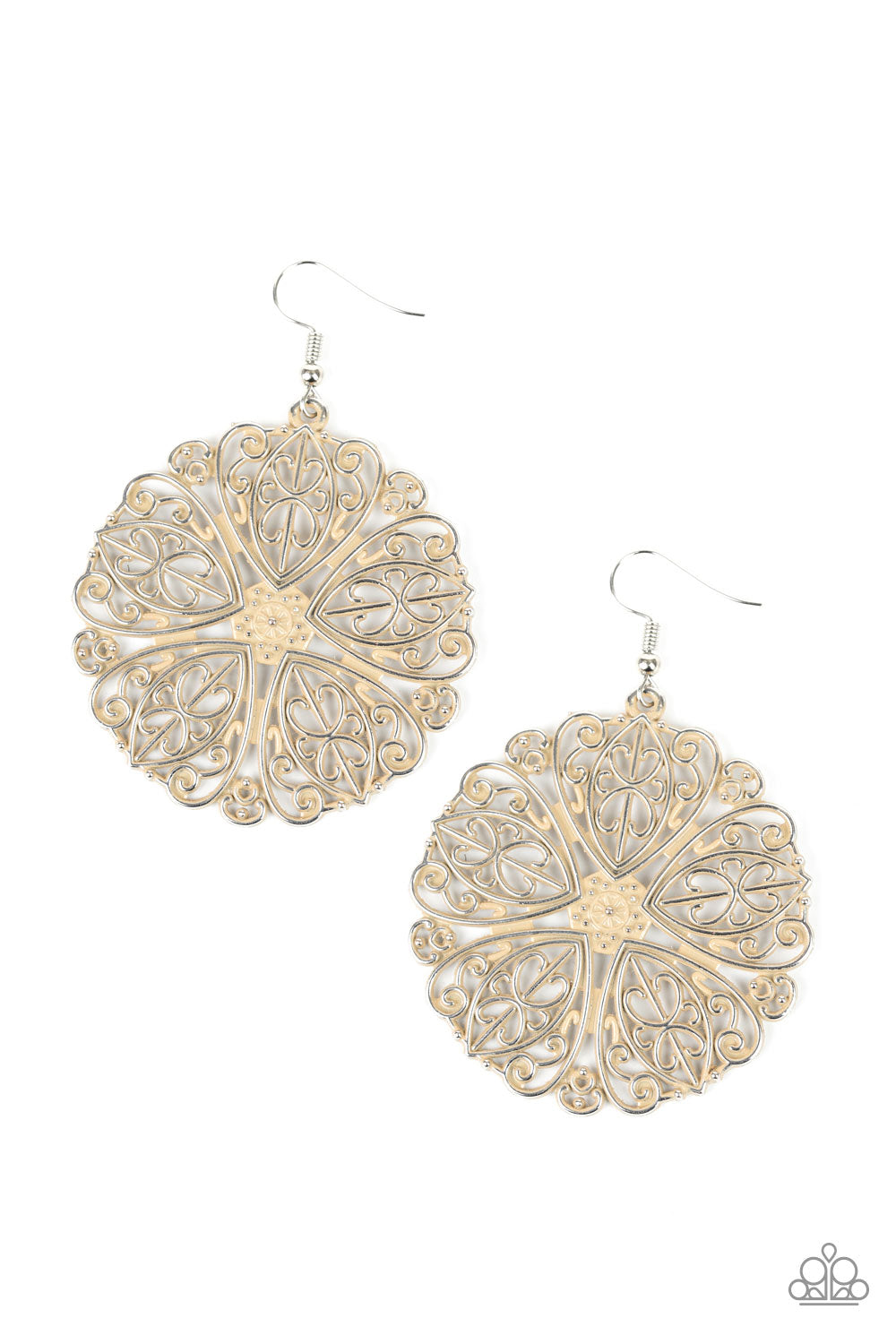 Paparazzi Ocean Paradise - Brown Earrings