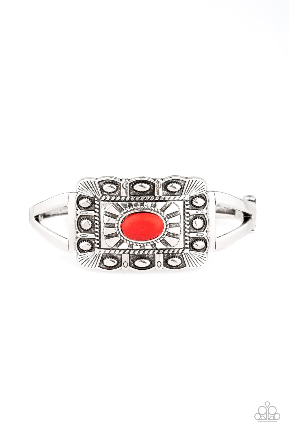 Paparazzi - BIG House On The Prairie - Red Bracelet
