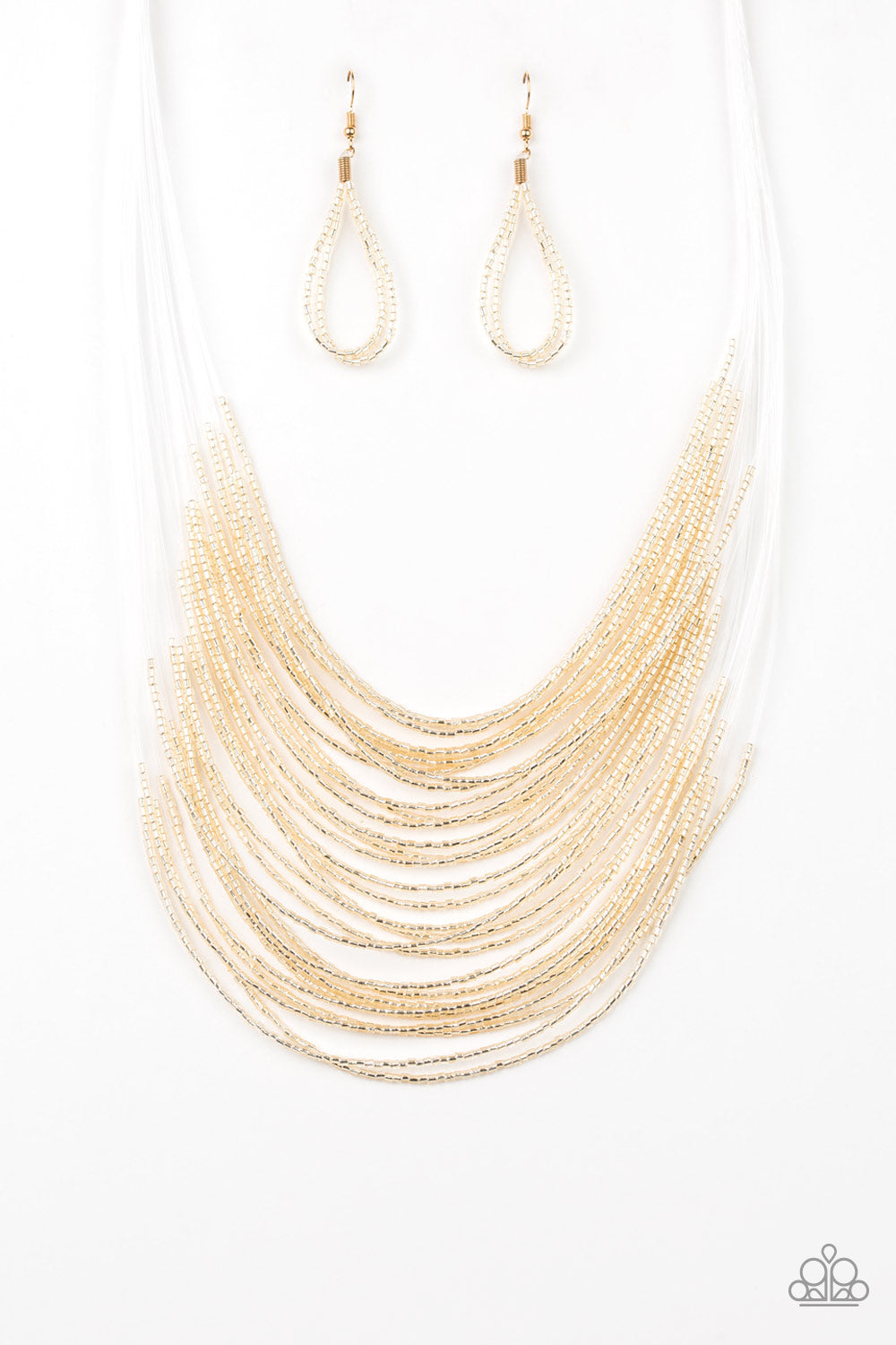 Catwalk Queen Gold Paparazzi Necklace