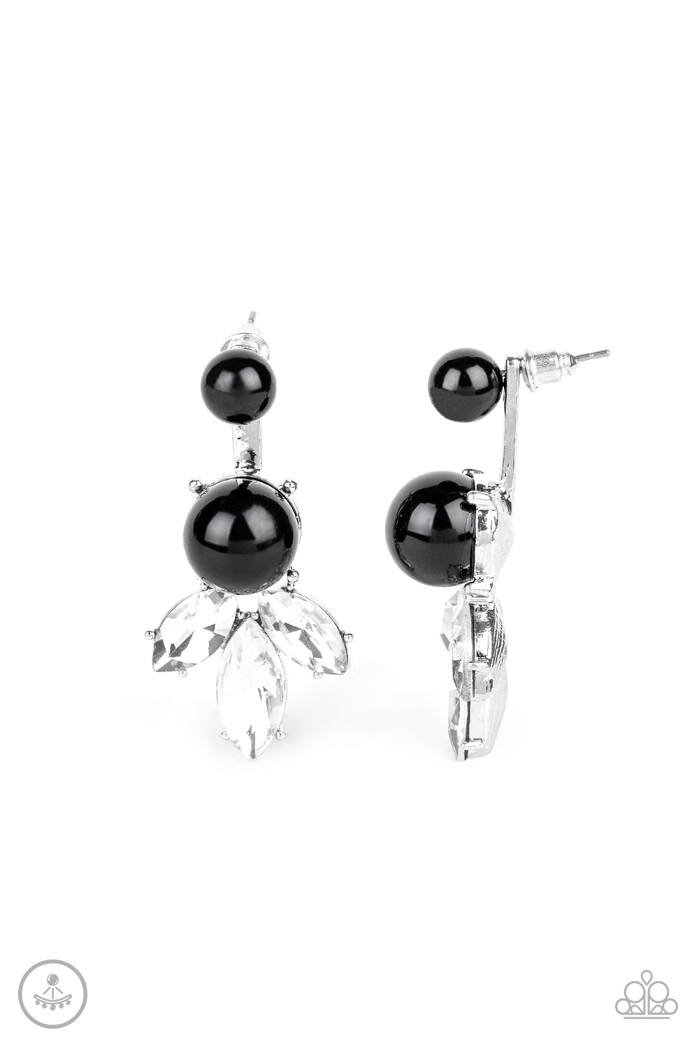 Paparazzi Extra Elite - Black Paparazzi Earrings