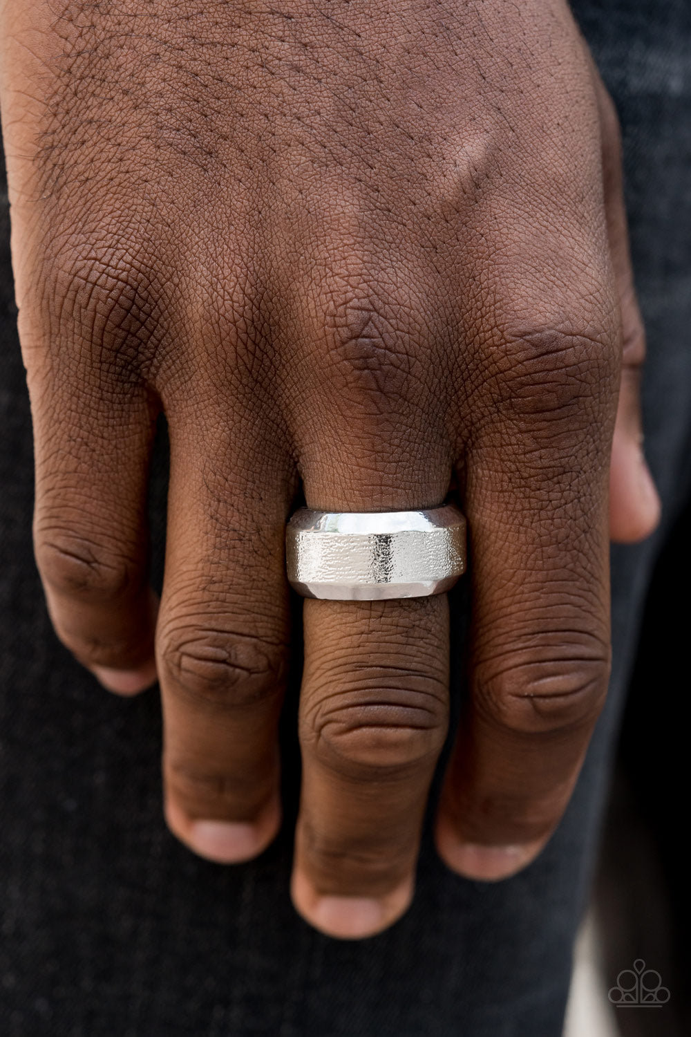 Paparazzi Checkmate Men's Ring SILVER