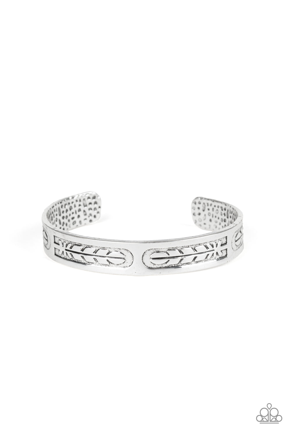 Roost Radiance - Silver Cuff Bracelet - Paparazzi