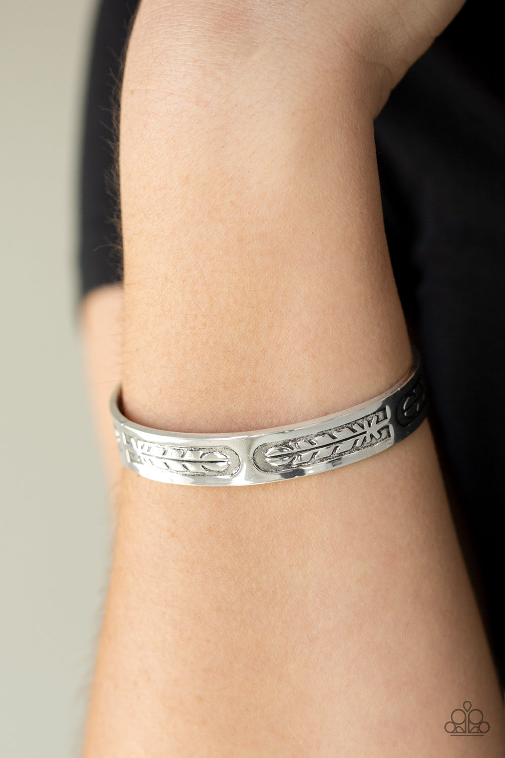 Roost Radiance - Silver Cuff Bracelet - Paparazzi