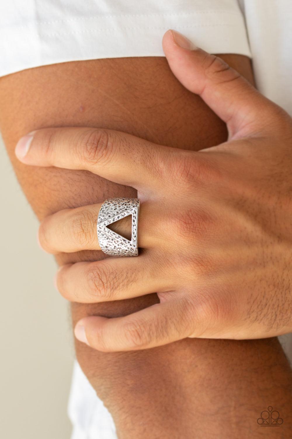 Paparazzi Triathlon - Men's Silver Ring