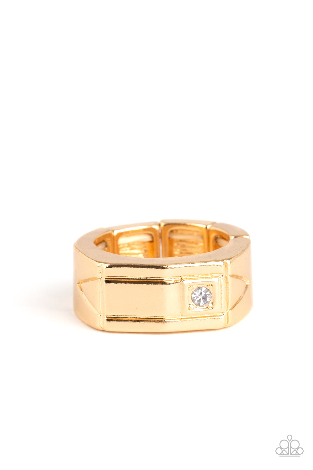 Paparazzi Atlas - Gold Men's Ring