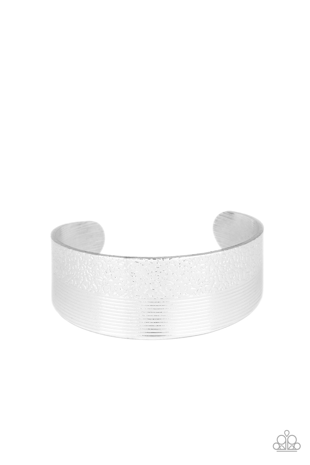 Paparazzi Mixed Vibes - Silver Cuff Bracelet