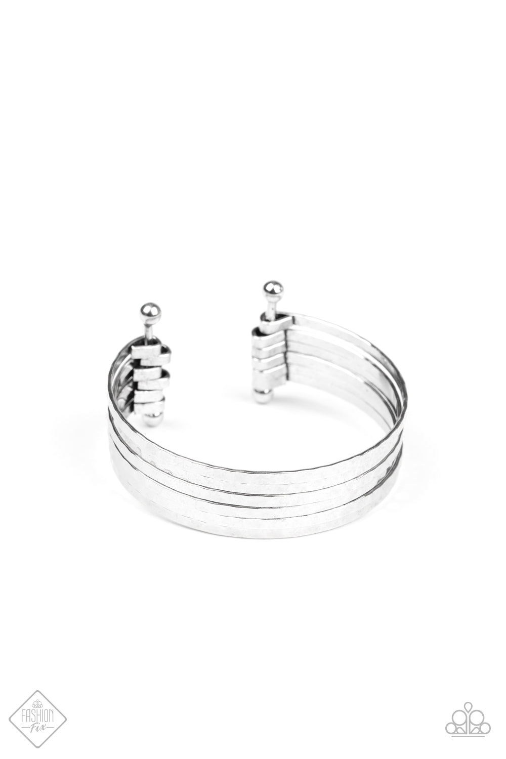 Paparazzi BAUBLE-Headed - Silver Bracelet