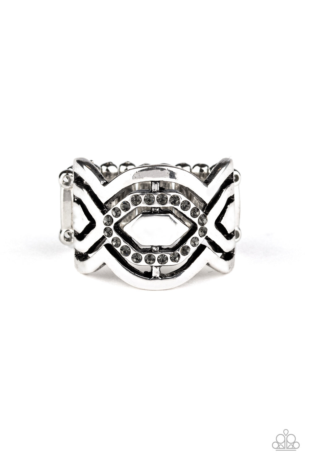 Divinely Deco - Silver Ring - Paparazzi