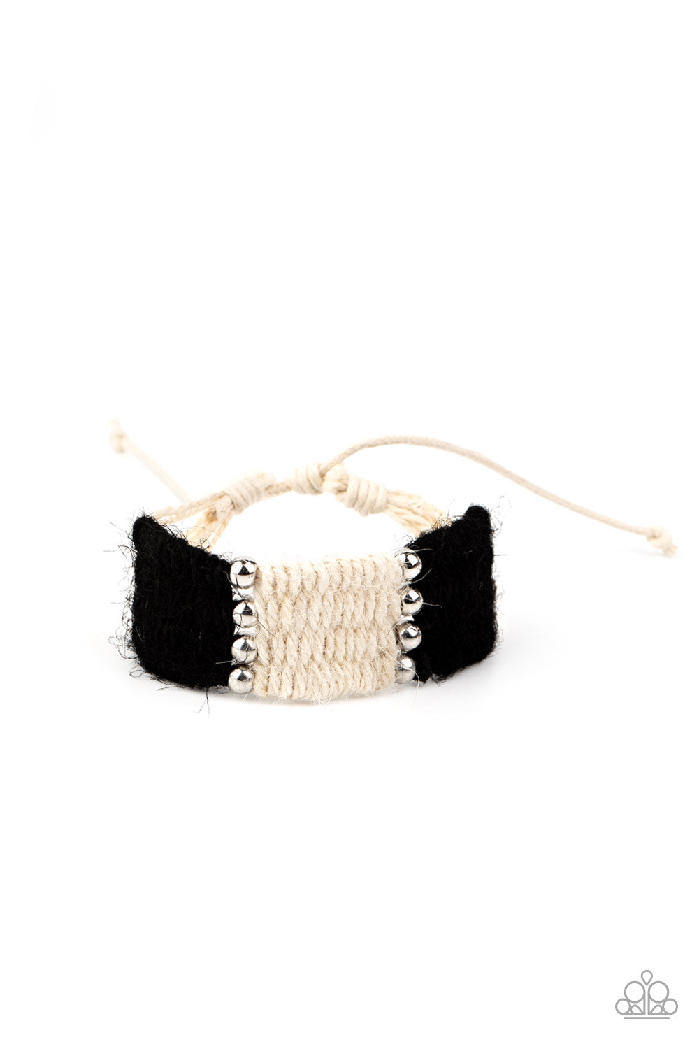 High Tides - Black and White Urban Bracelet - Paparazzi