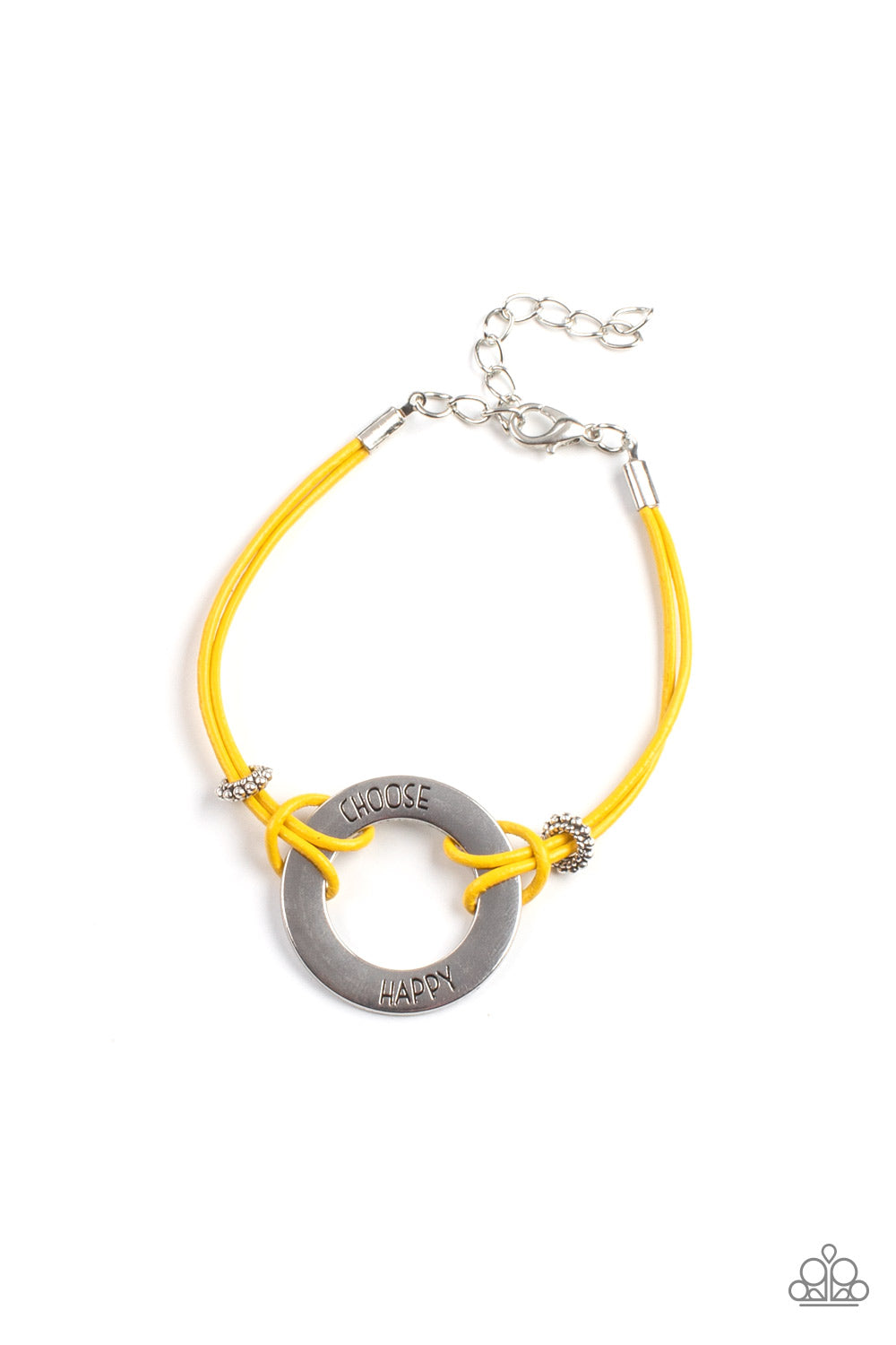 Choose Happy - Yellow Paparazzi
