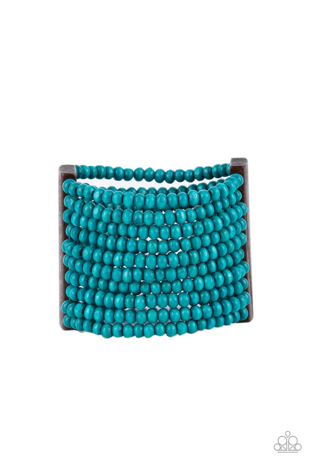 Paparazzi - Waikiki Wonderland - Turquoise Bracelet