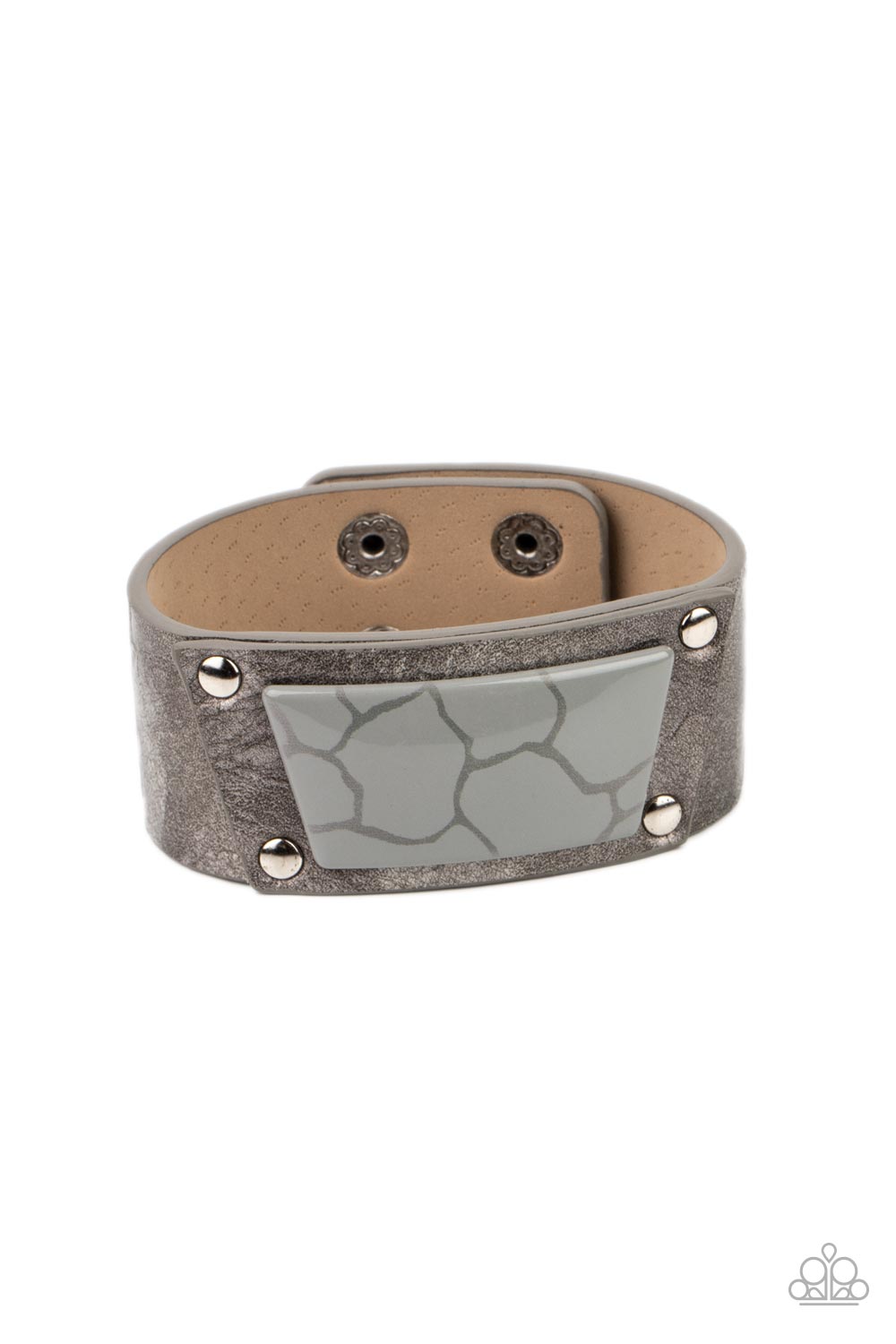 Geo Glamper - Silver Bracelet - Paparazzi
