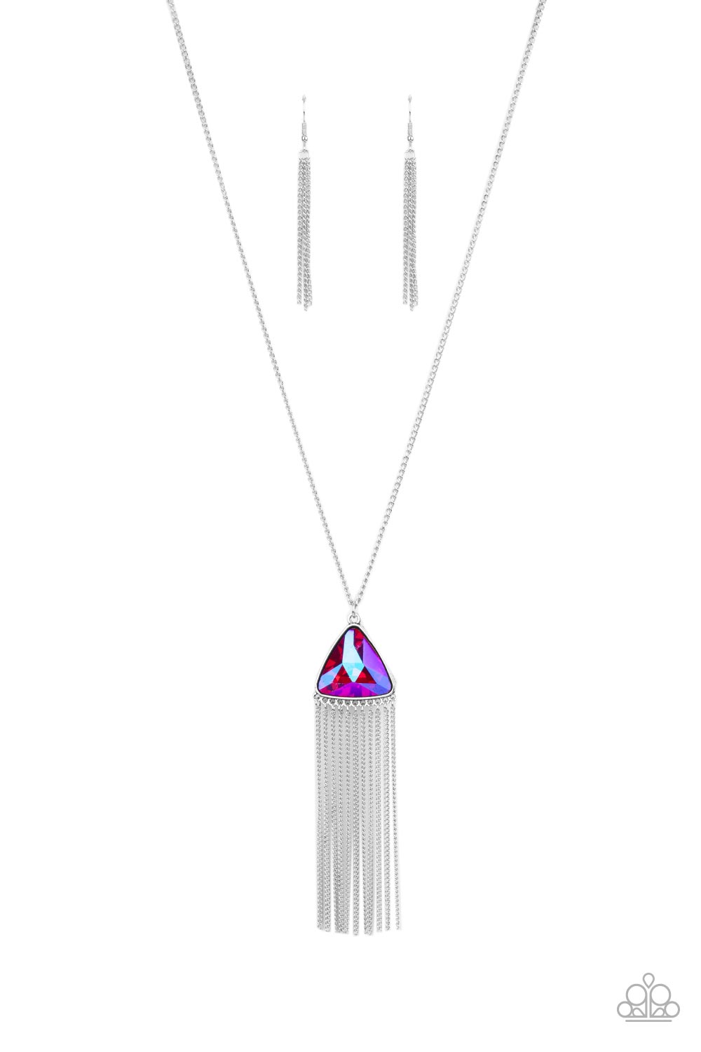 Paparazzi Proudly Prismatic Pink Necklace