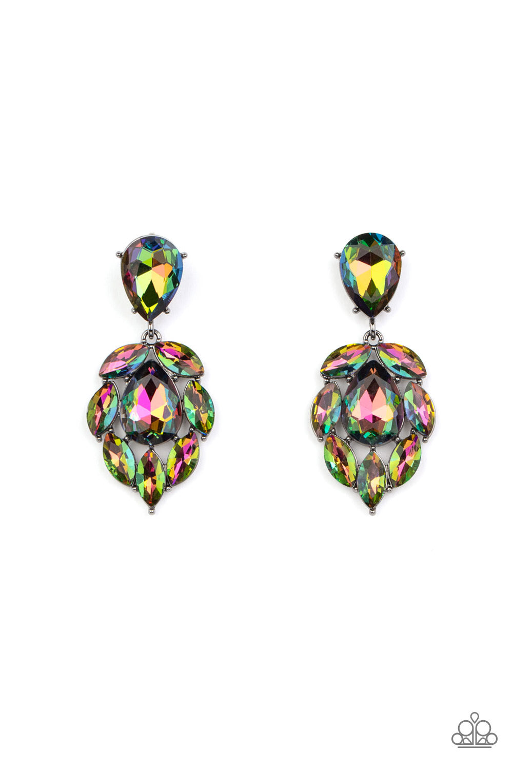 Paparazzi Galactic Go-Getter - Multi Paparazzi Earrings