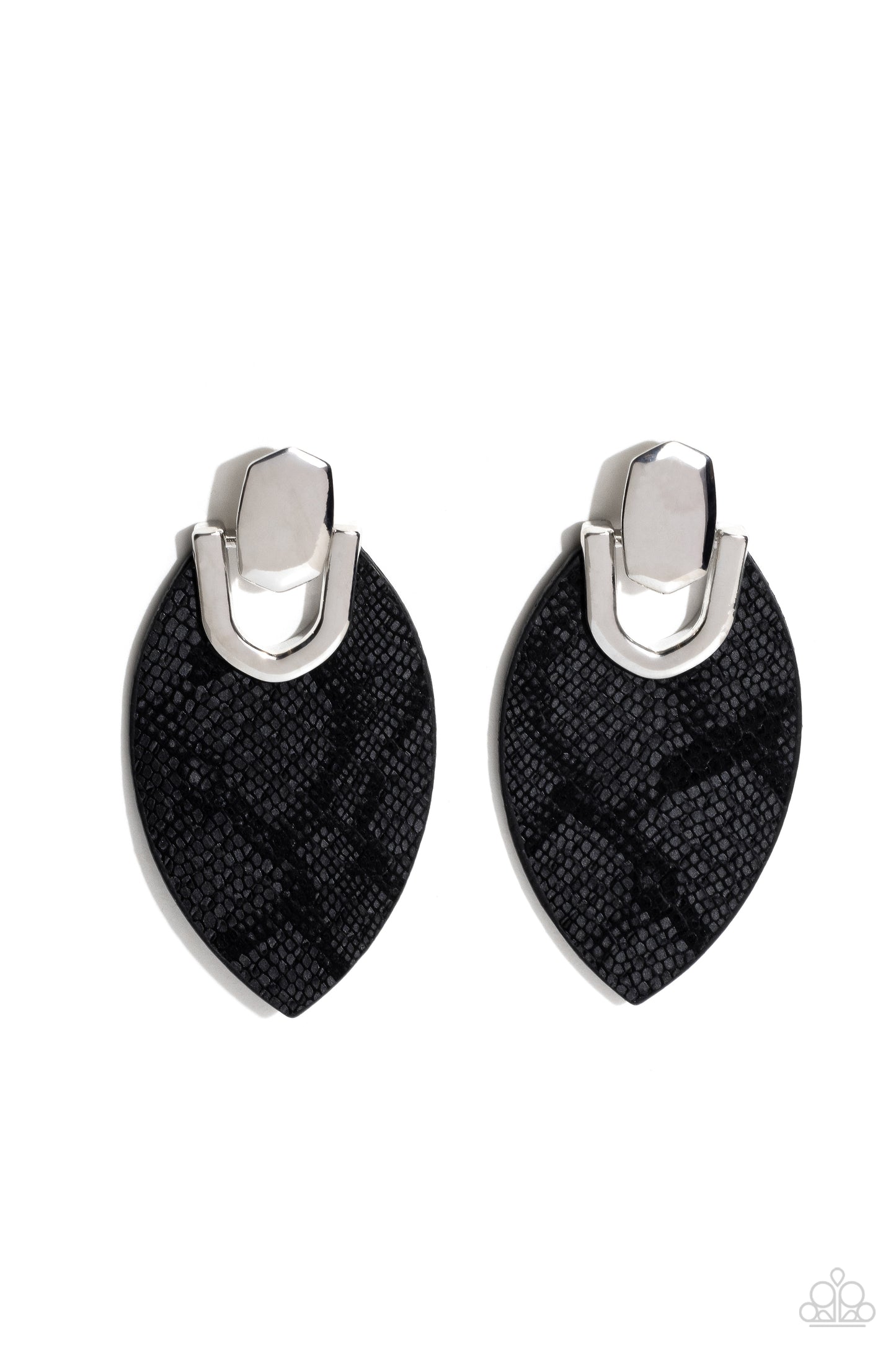 Paparazzi - Wildly Workable - Black Earrings