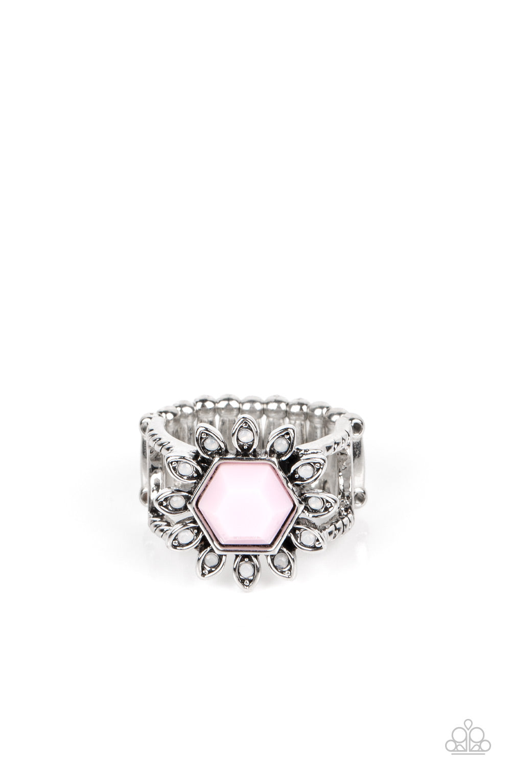 Paparazzi - Wonderfully Wallflower - Pink Ring