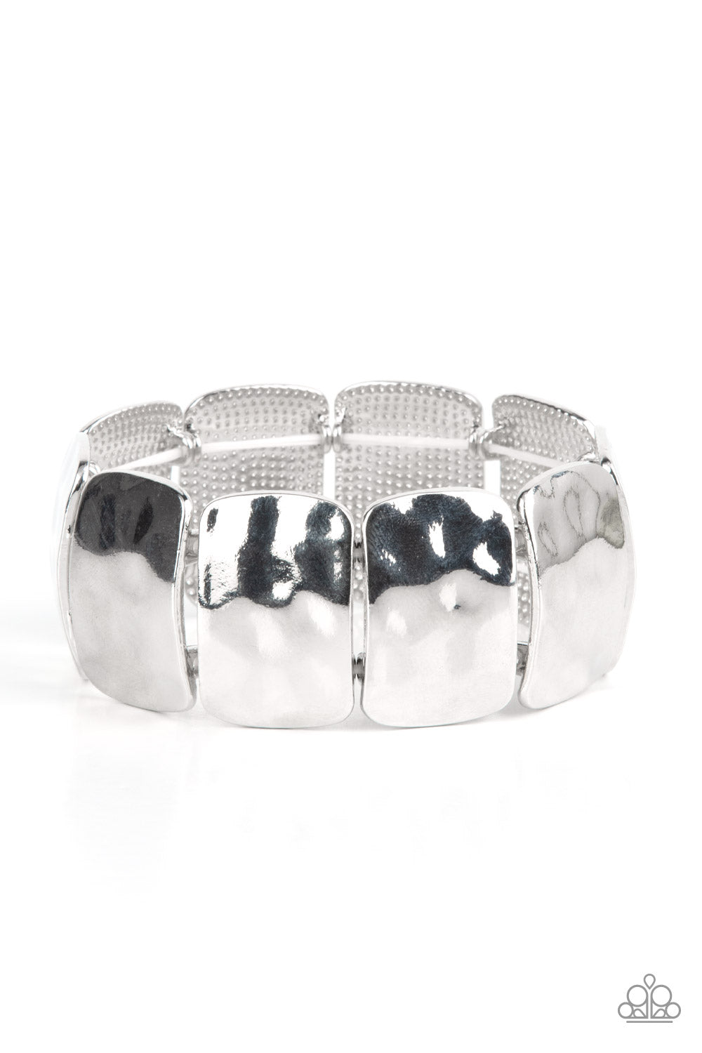 Paparazzi - Molten Maverick - Silver Bracelet
