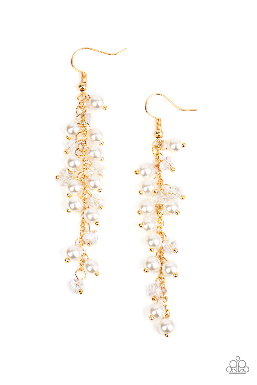 Paparazzi -Candlelight Cruise - Gold Earrings