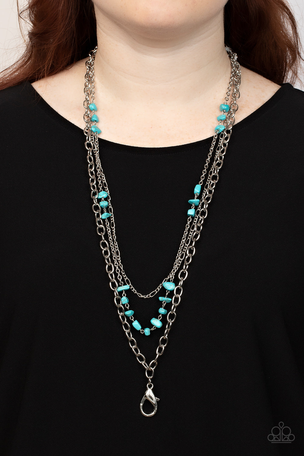 Paparazzi Artisanal Abundance Blue Necklace