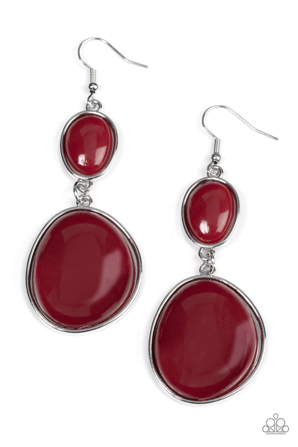 Paparazzi - Soulful Samba - Red Earrings
