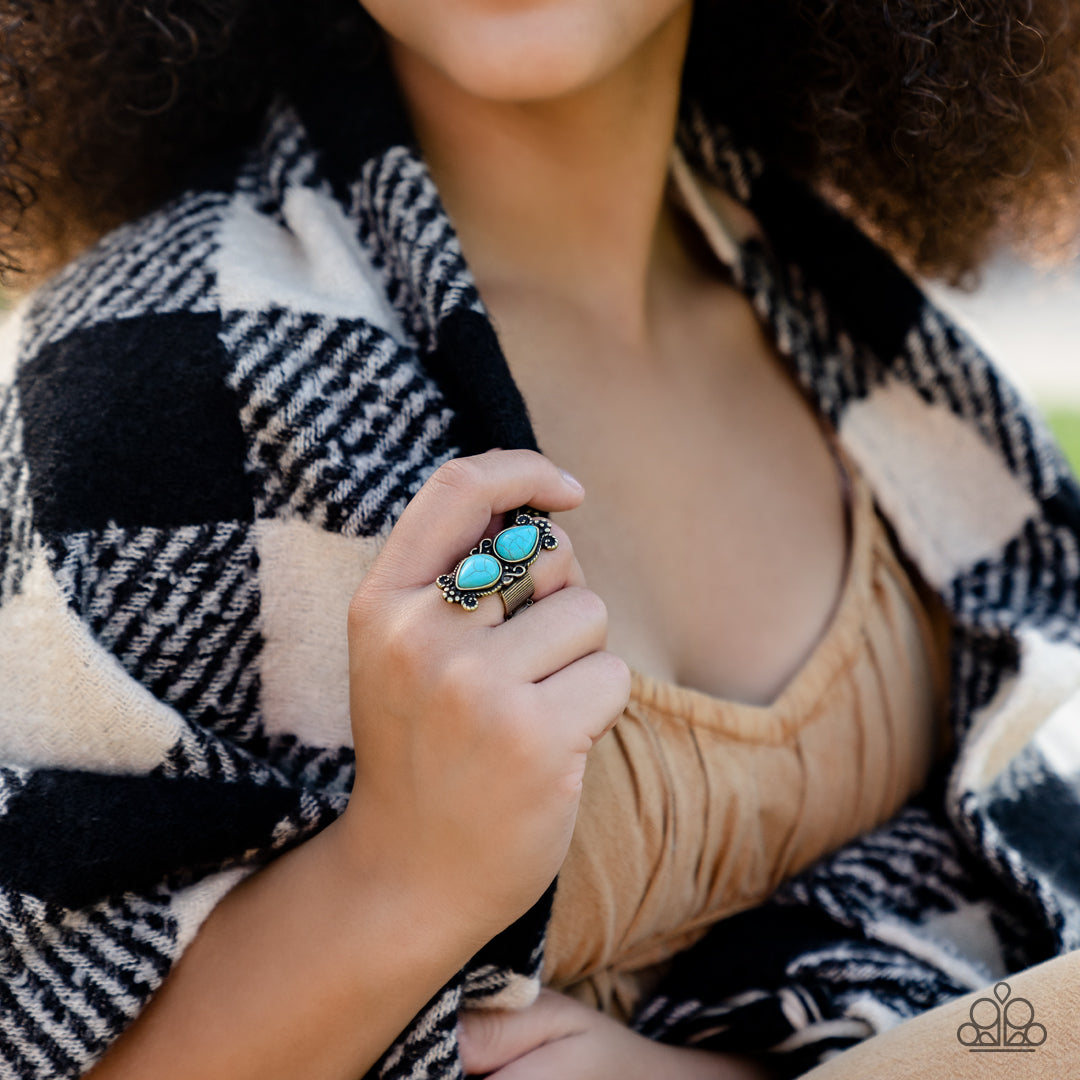 Paparazzi - Adobe Garden - Brass Ring