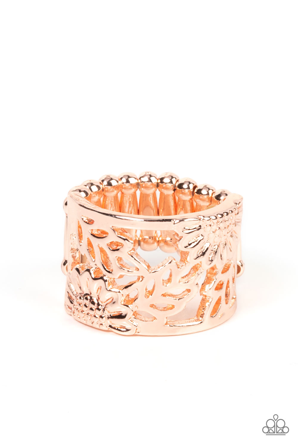 Paparazzi - Farmhouse Foliage - Rose Gold Ring